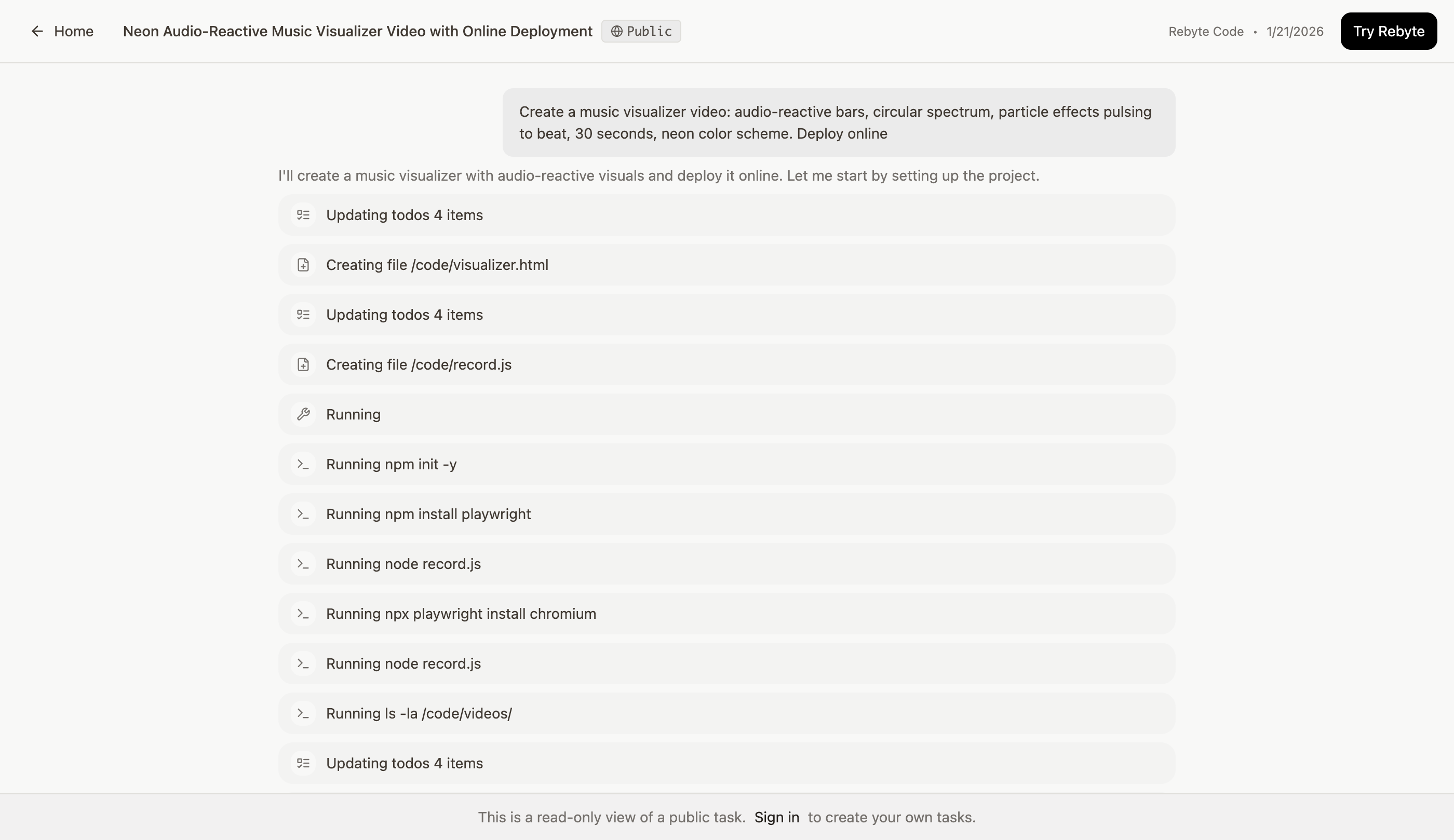 Neon Audio-Reactive Visualizer